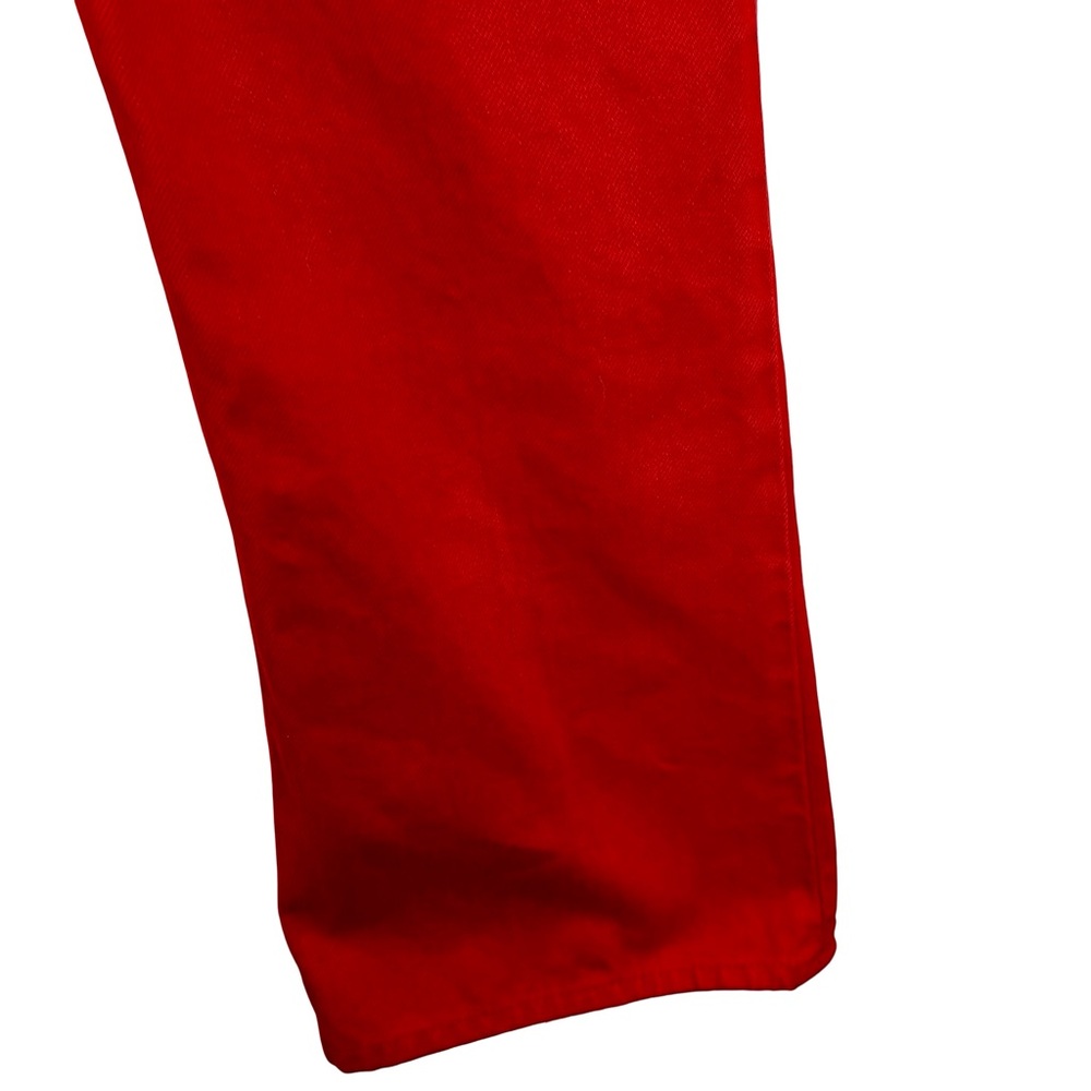 Golden Goose Red Mid-Rise Jeans - Picture 9 of 16